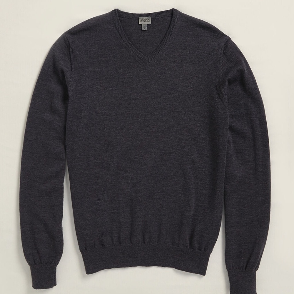 ❌SOLD❌New ARMANI COLLEZIONI Long Sleeve v-neck